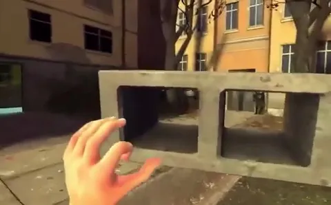 Кирпичное препятствие для охраны
