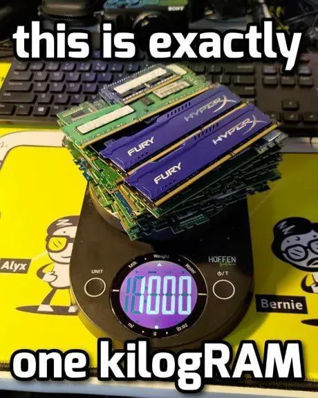 One Kilogram of RAM