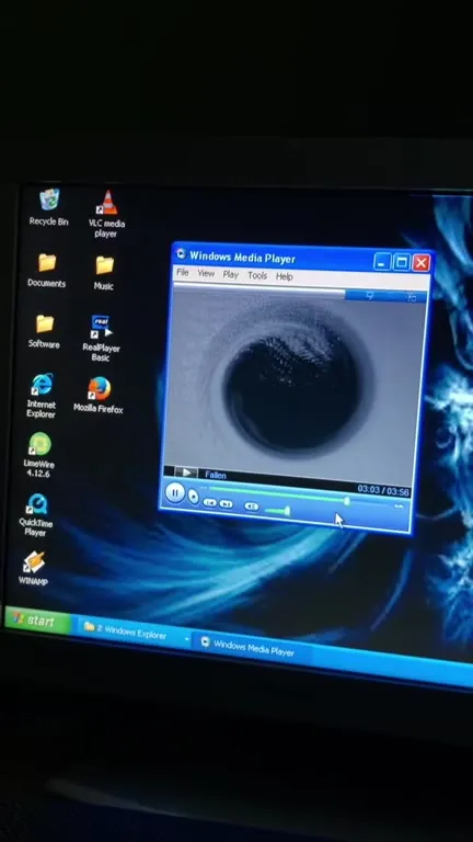 Listening to Evanescence on a 2008 PC