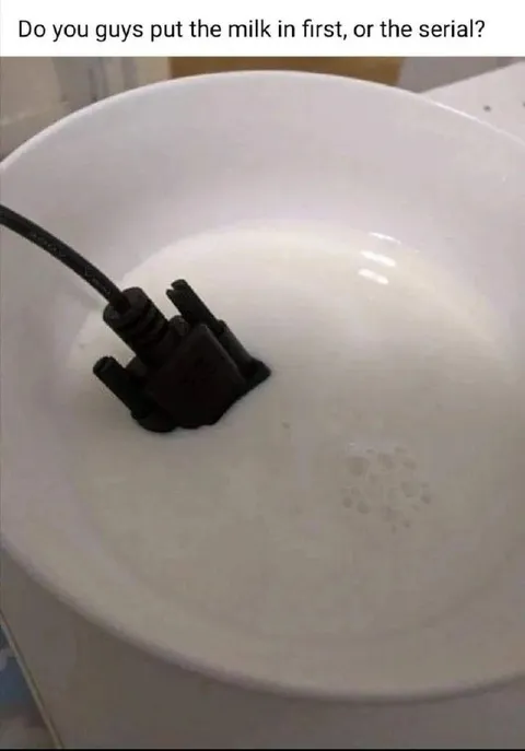 Milk or Cereal First
