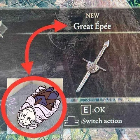 Great Épée Anime Weapon Swap