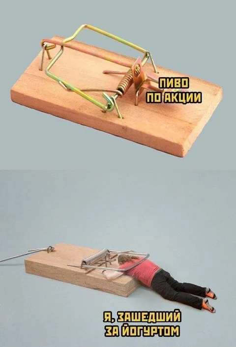 Зашёл за йогуртом, увидел пиво