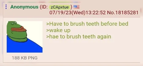Brush Teeth Before Bed