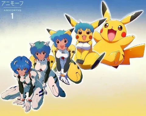 ピカチュウのアニモーフ変身