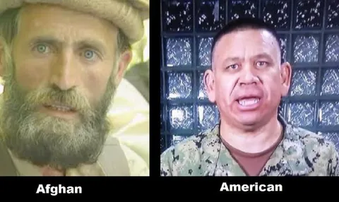 Afghan American comparison meme