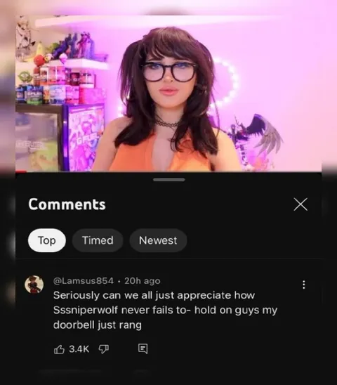 Sssniperwolf Doorbell Distraction