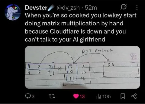 Cloudflare Down Matrix Multiplication