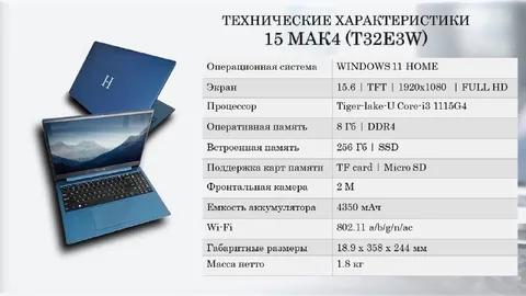Технические характеристики Мака 4
