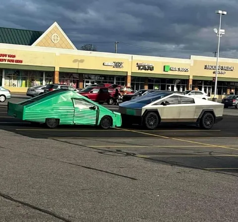 DIY Cybertruck Versus Real Cybertruck