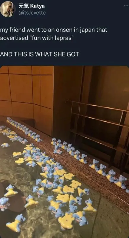 Lapras Onsen Disappointment
