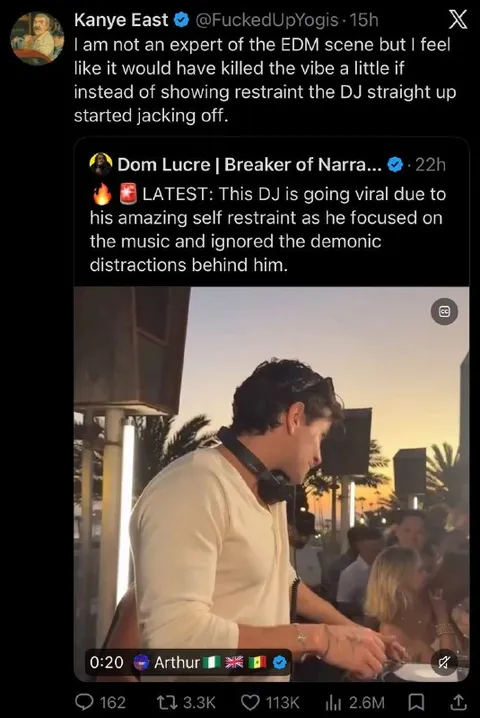 DJ Ignores Demonic Distractions