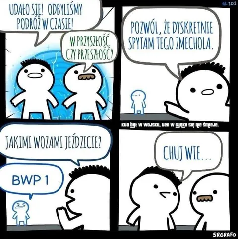 Podróż w czasie i BWP 1