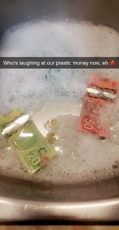 Plastic Money Takes a Bath