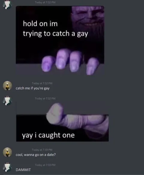 Purple Hand Catches a Gay