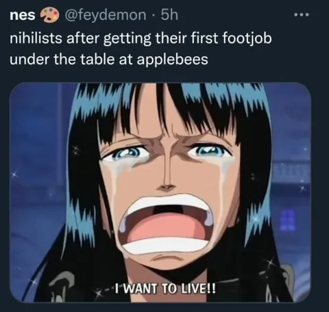Nihilists Get Their First Footjob