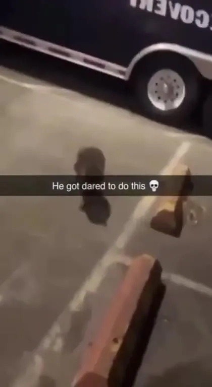 He Got Dared to Do This