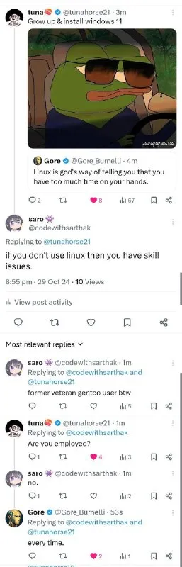 Linux Users Have Too Much Time
