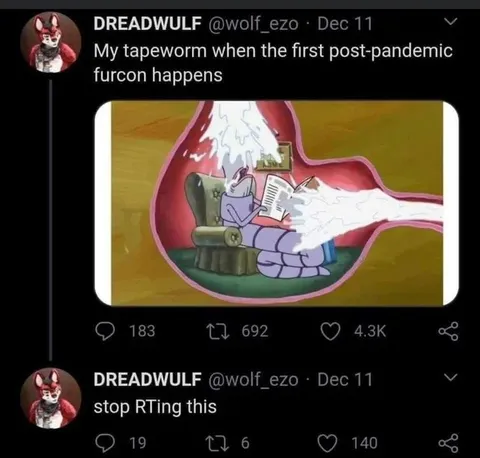 Tapeworm at the First FurCon