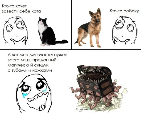 Магический сундук с зубами
