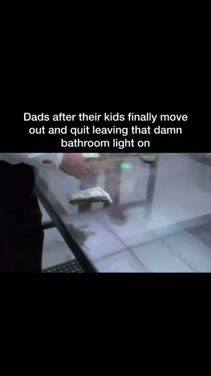 Dads Finally Save on the Light Bill