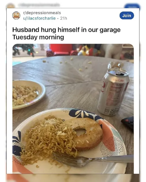Husband Hung Himself in Garage
