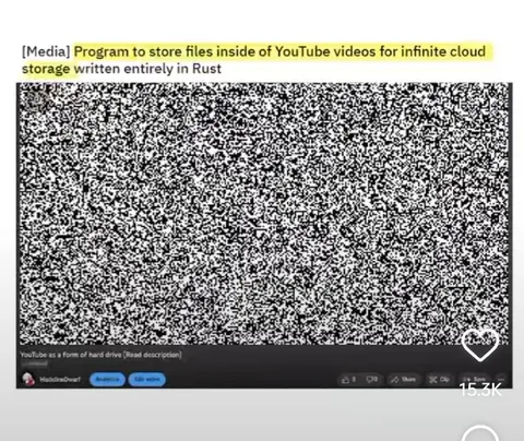 Rust Program Uses YouTube Storage