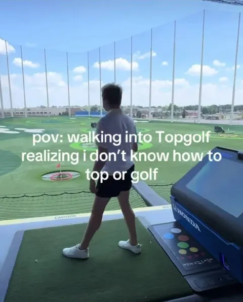 Walking Into Topgolf Confused