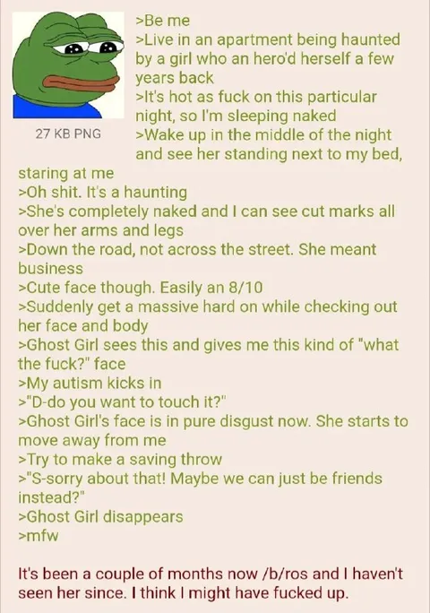 Ghost Girl Rejects Autistic Flirting