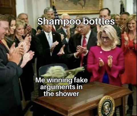 Kermit Wins Shower Arguments