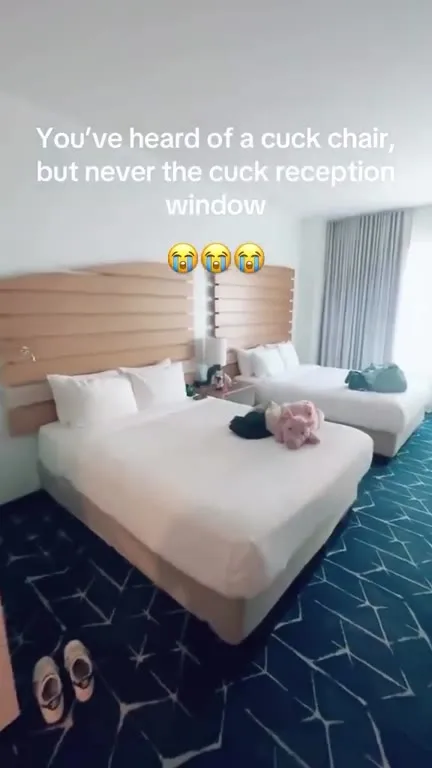 Cuck Reception Window Hotel Room