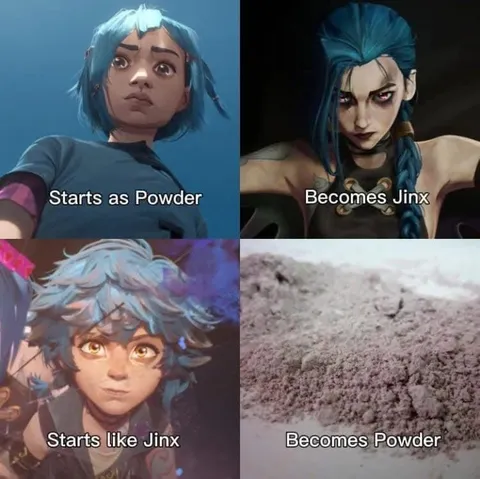 Starts as Powder Becomes Jinx