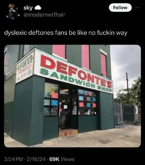 Dyslexic Defontes Fan