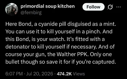 Bond’s Cyanide Emergency Kit
