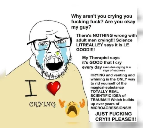 Just Fucking Cry Please