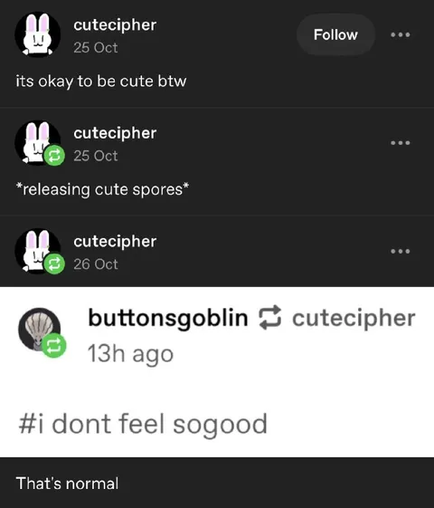 Cute Spores Are Normal