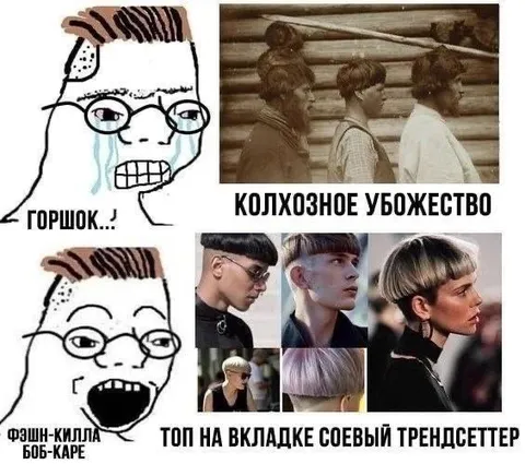 Горшок против модного каре