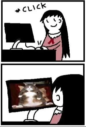 Clicking the Cat Image
