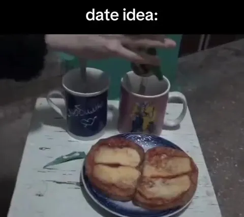 Date Idea With Pastry Sharing
