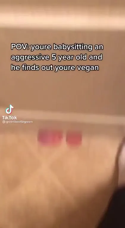 Vegan Babysitter Escapes Angry Child