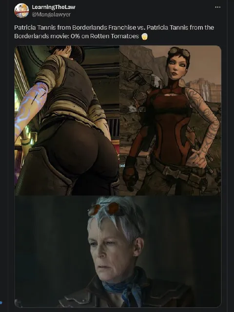 Patricia Tannis Game vs Movie