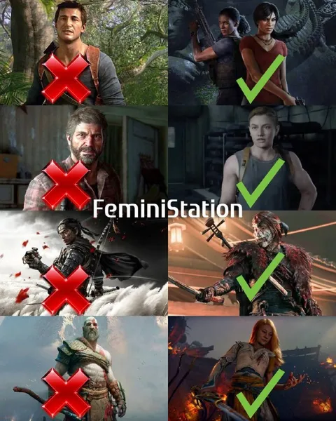 Feministation Game Heroes