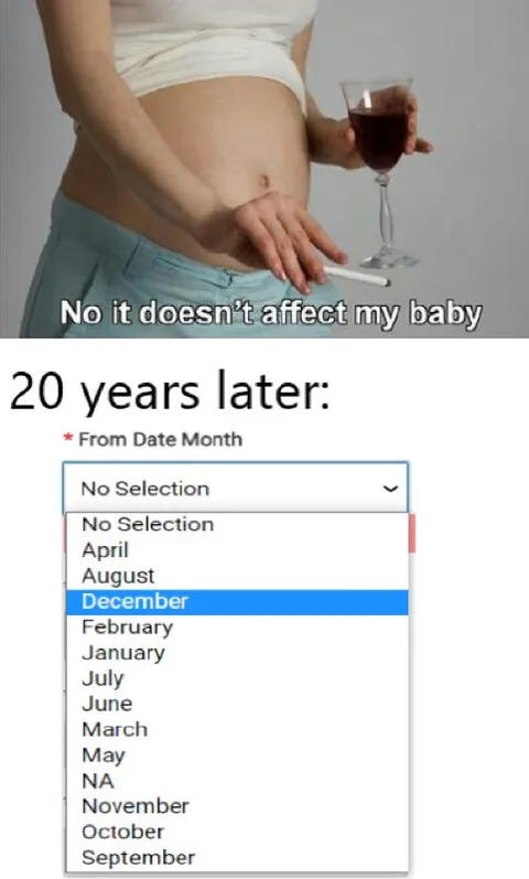 Pregnant Woman Chooses Birth Month