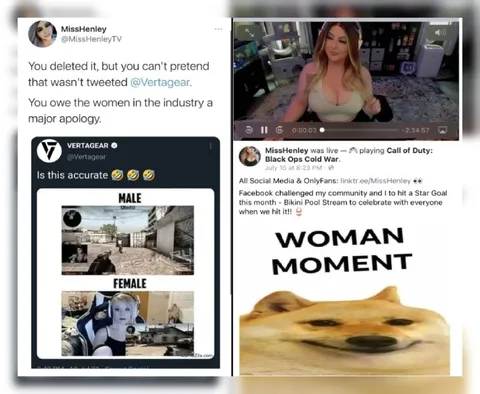 Woman Moment Gaming Meme