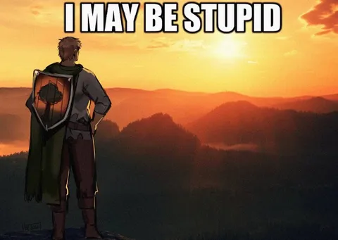 I May Be Stupid Warrior Meme