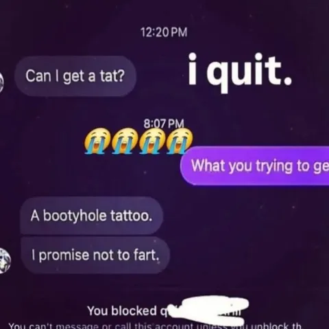 Bootyhole Tattoo Request