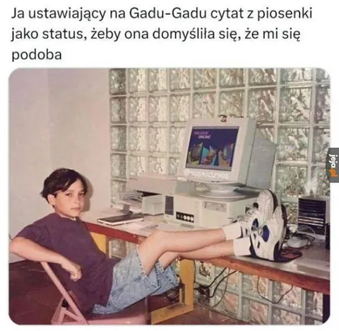 Cytat z piosenki na Gadu-Gadu
