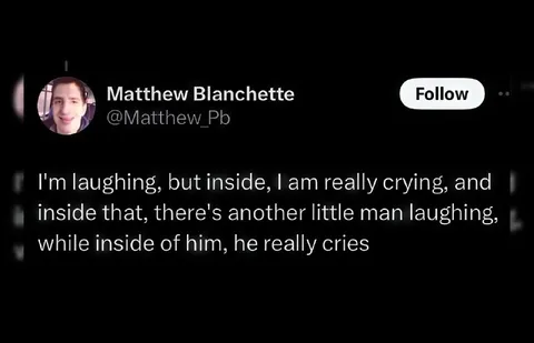 Laughing While Crying Inside