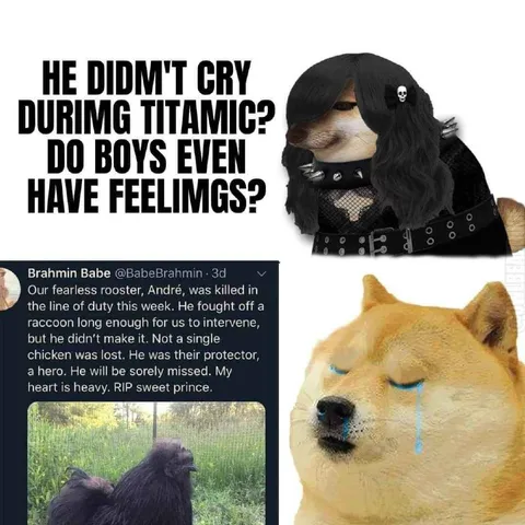 He Didn't Cry During Titanic