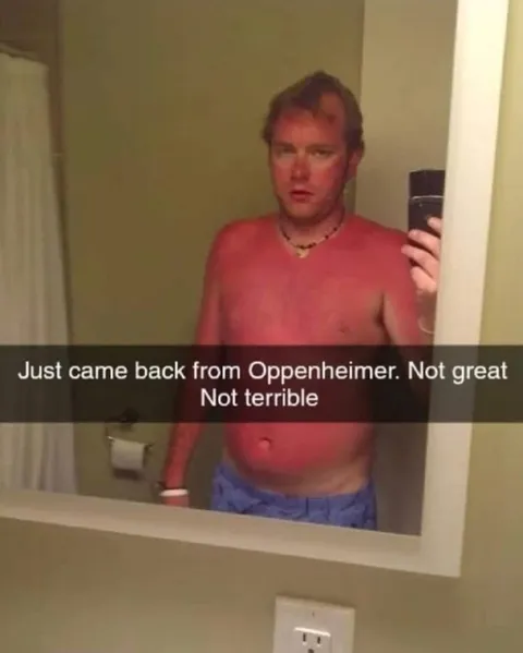 Just Came Back From Oppenheimer