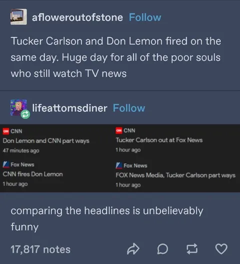CNN and Fox News Headlines